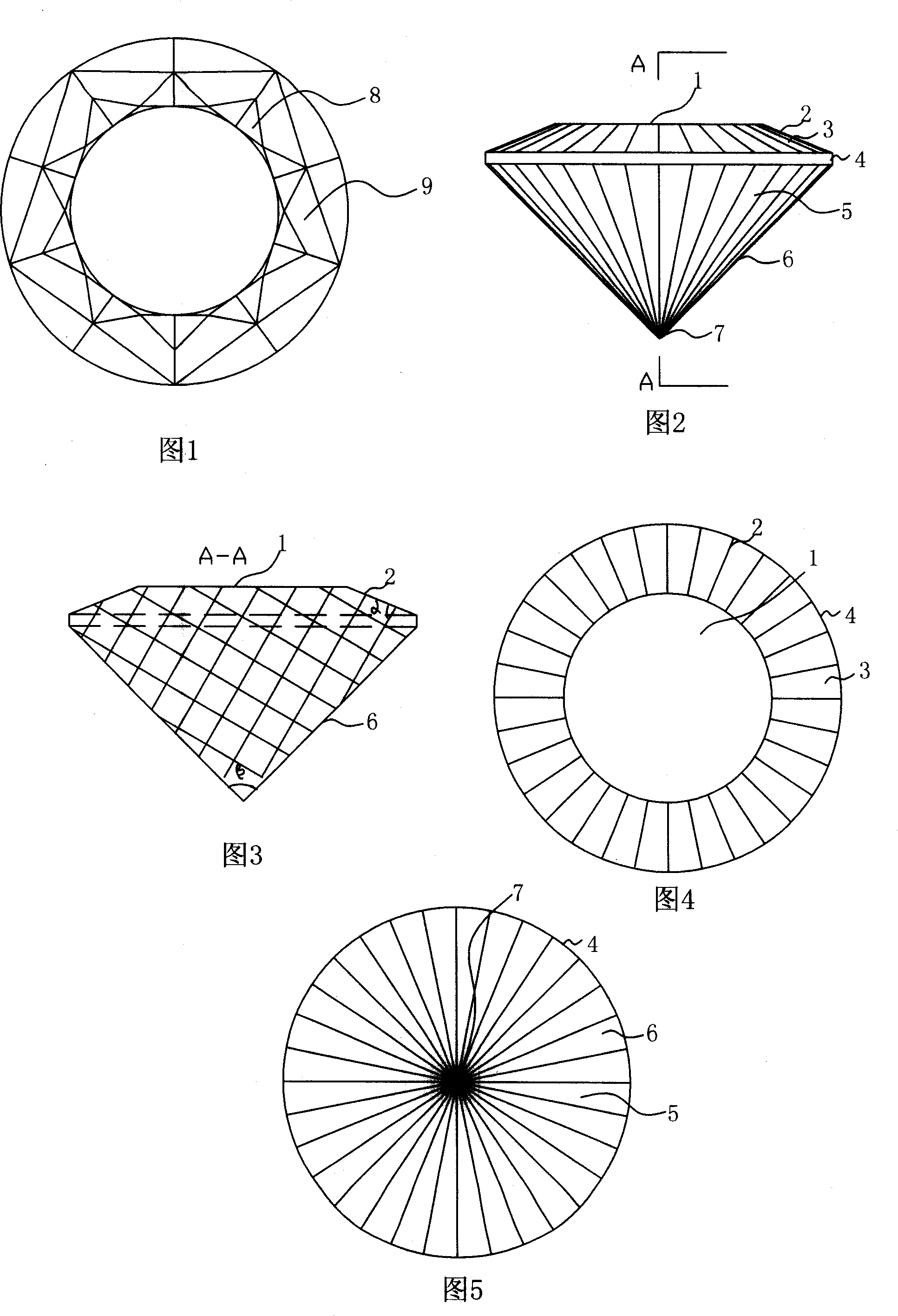 Method for cutting simulation artificial diamond