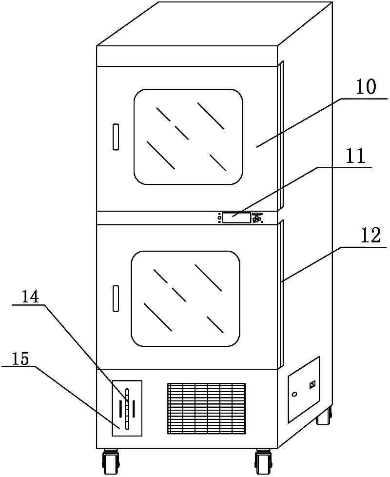 Normal-temperature humidity control storage cabinet