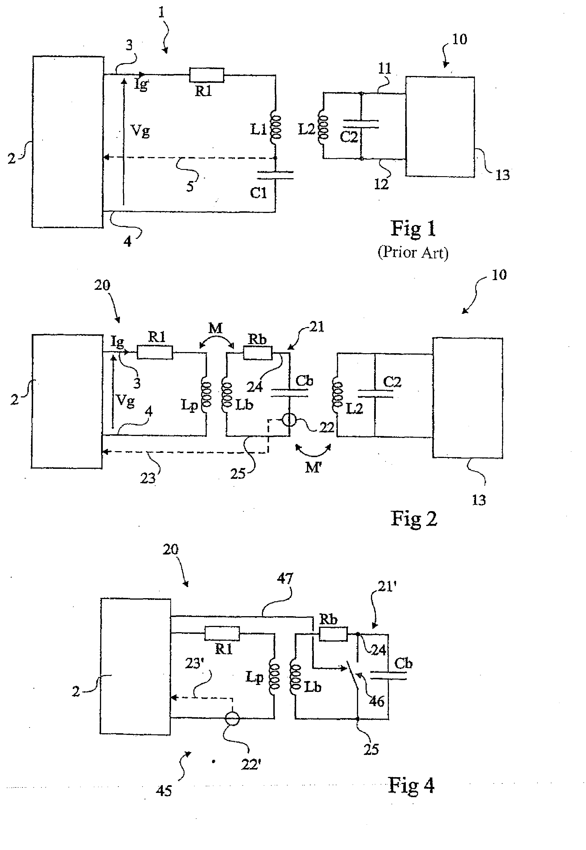 Electromagnetic field generation antenna for a transponder