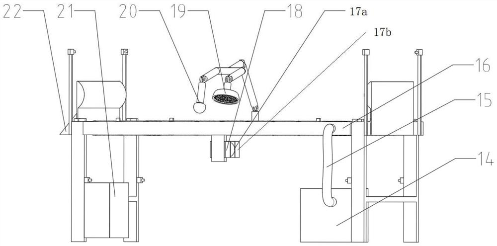 Bathing robot with comprehensive cleaning function