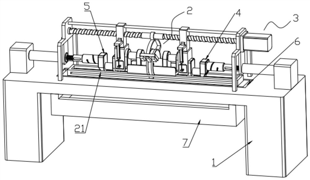 Compressor double-cylinder crankshaft machining equipment