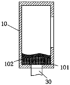 A new type of organic fertilizer collecting device