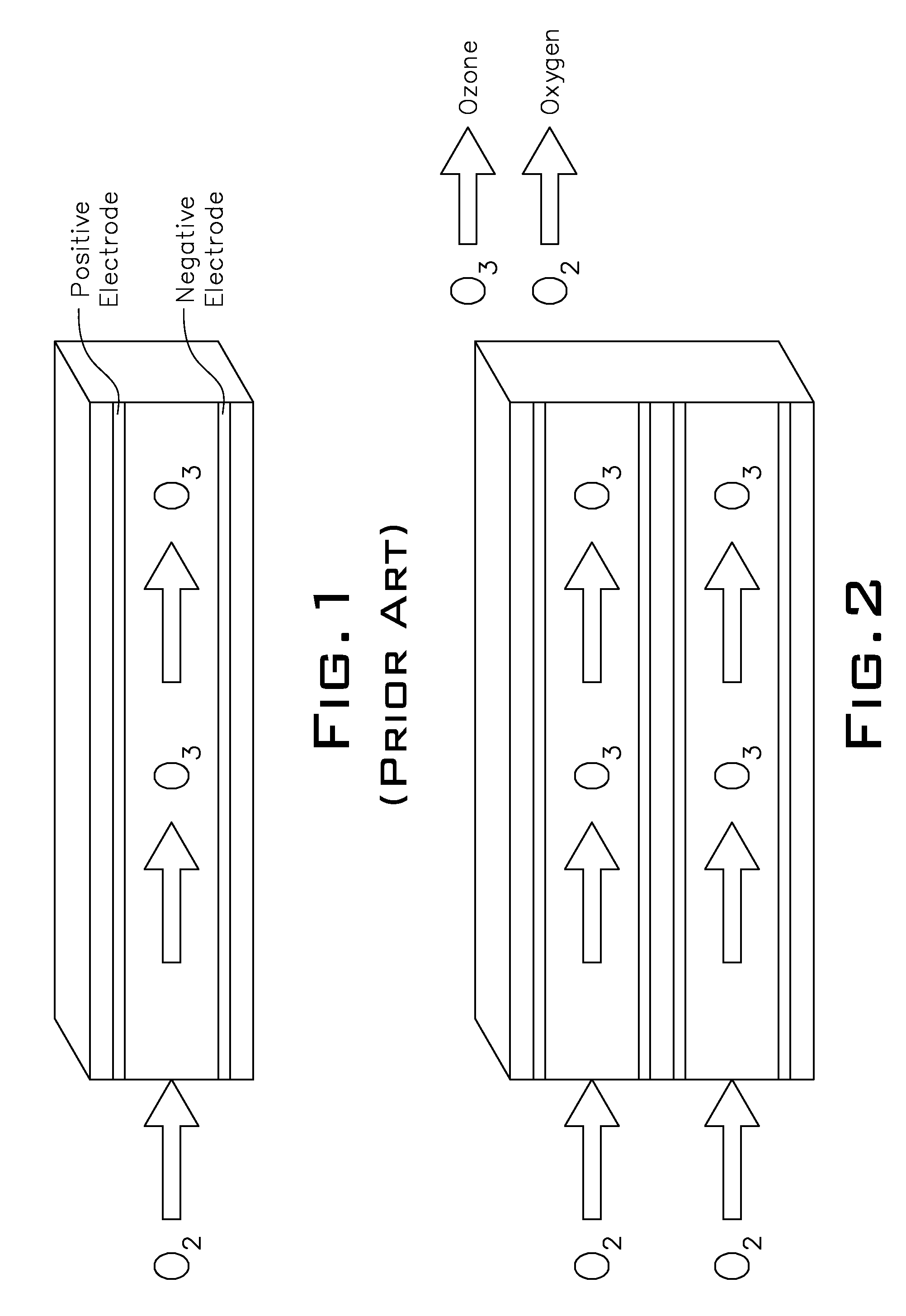 Modular quad cell electro-mechanical ozone generation device