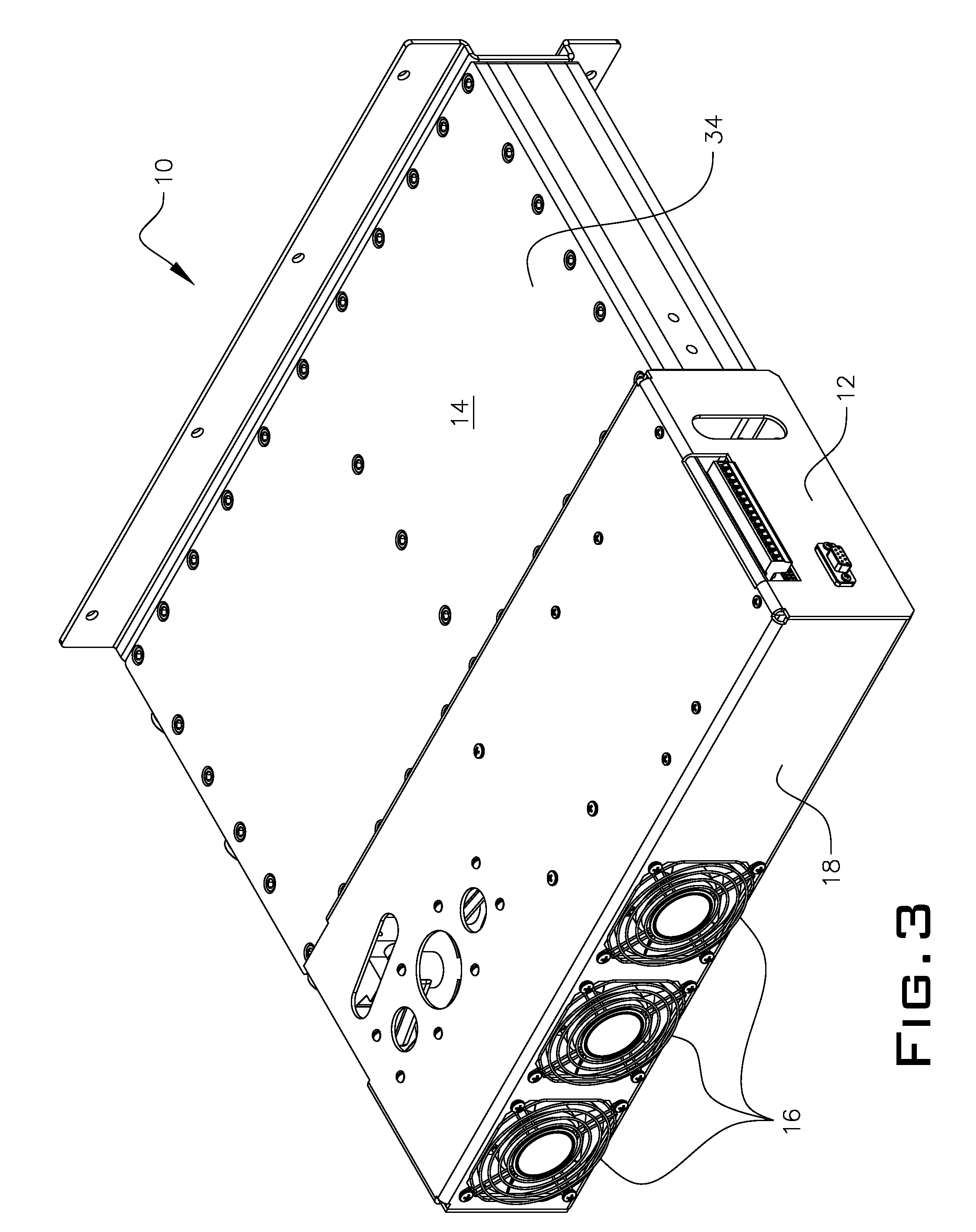 Modular quad cell electro-mechanical ozone generation device