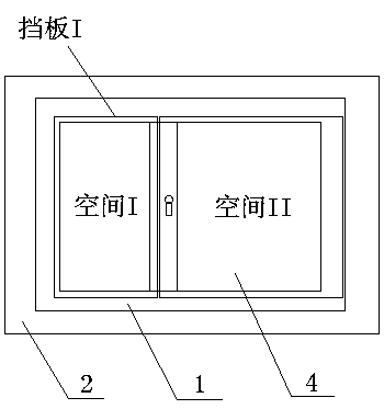 A kind of ventilated daylighting sound-absorbing window