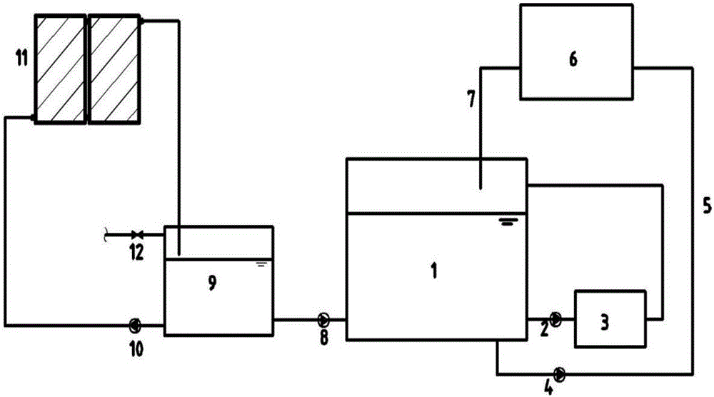 Control method for lowest-water-level-changing double-water-tank solar water heating system