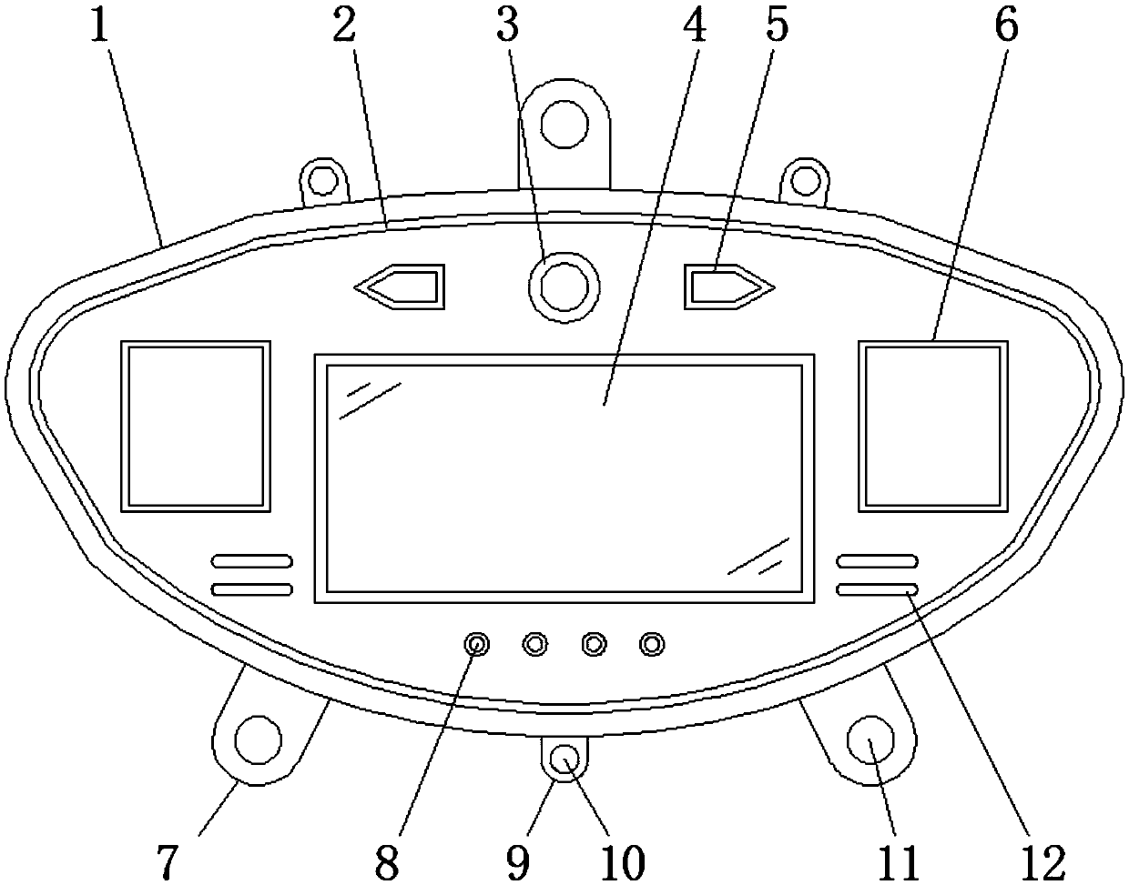 Instrument for electric bicycle