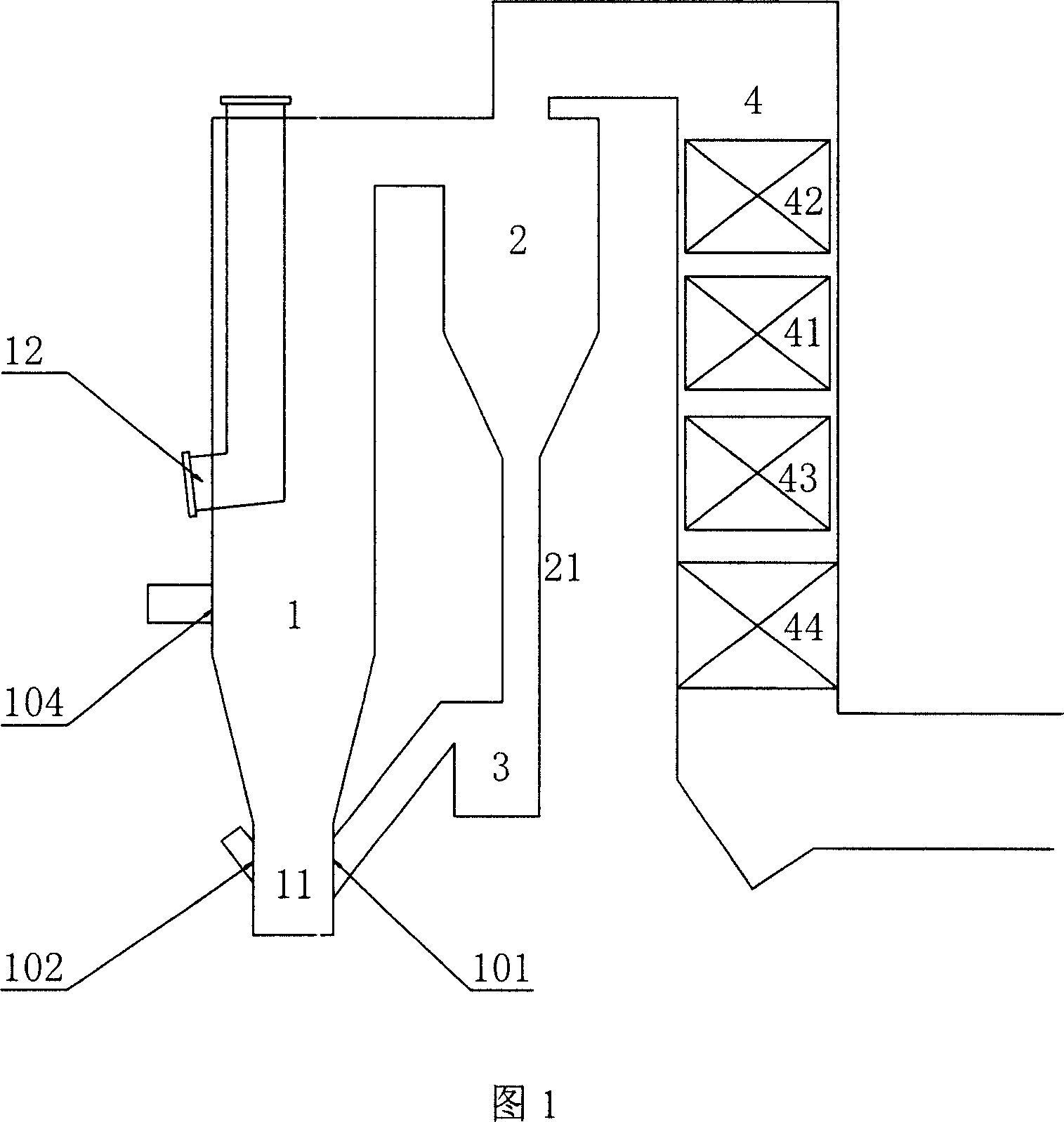 Biomass circulating fluid bed burning method and biomass circulating fluid bed boiler