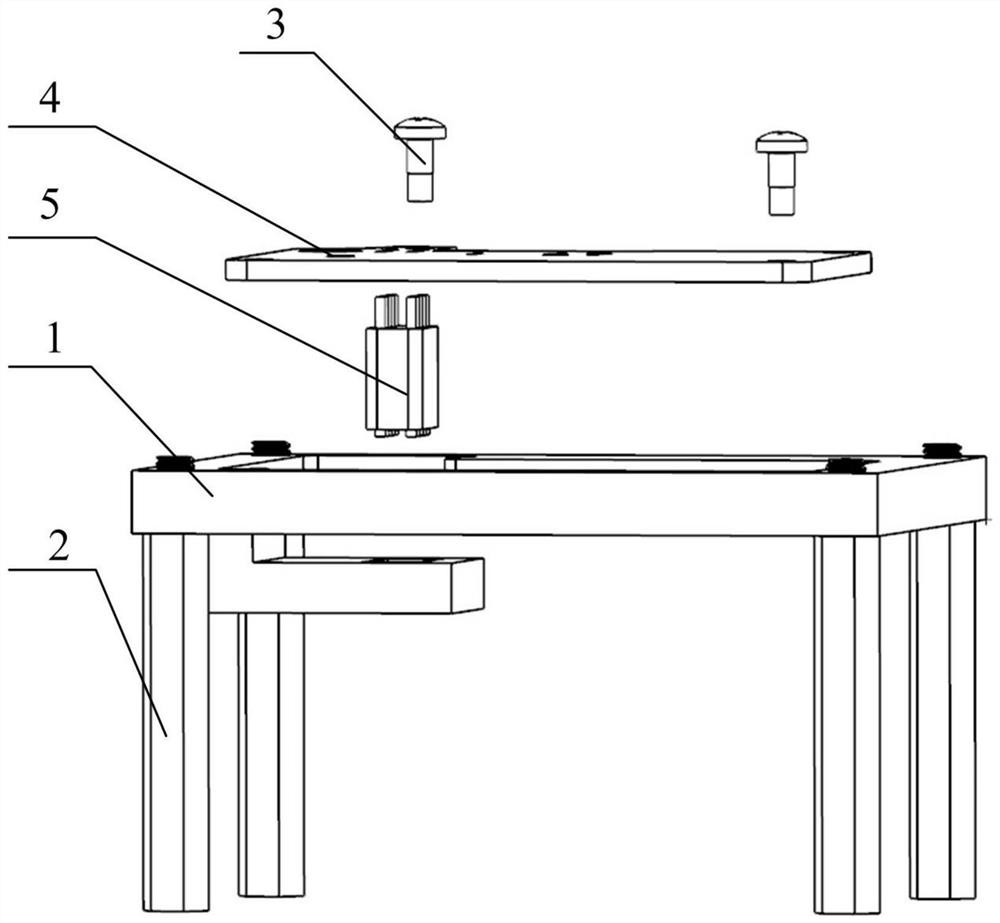 Positioning and fixing tool and method for welding fuzz button connector to printed board