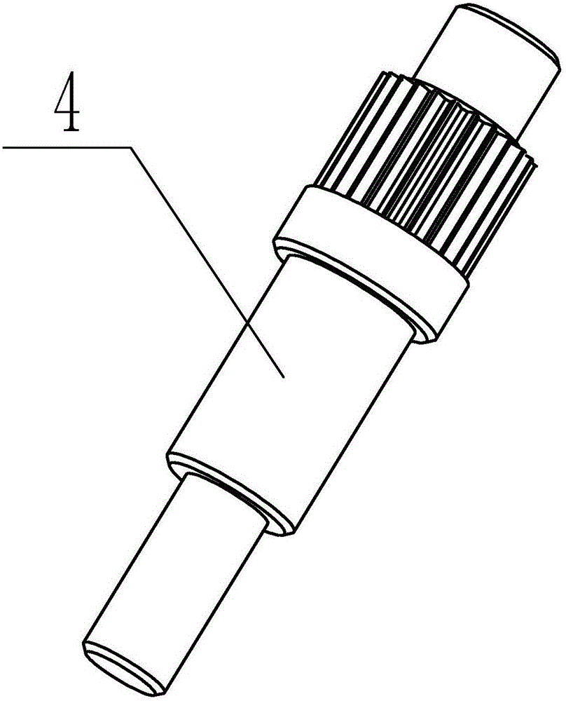 Cold extruder for machining sprayer shaft and machining process of sprayer shaft