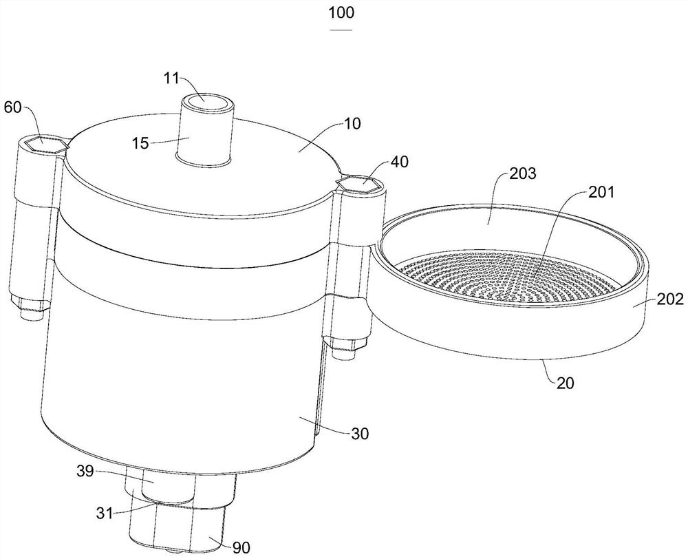 Sample collection device and sample collection equipment