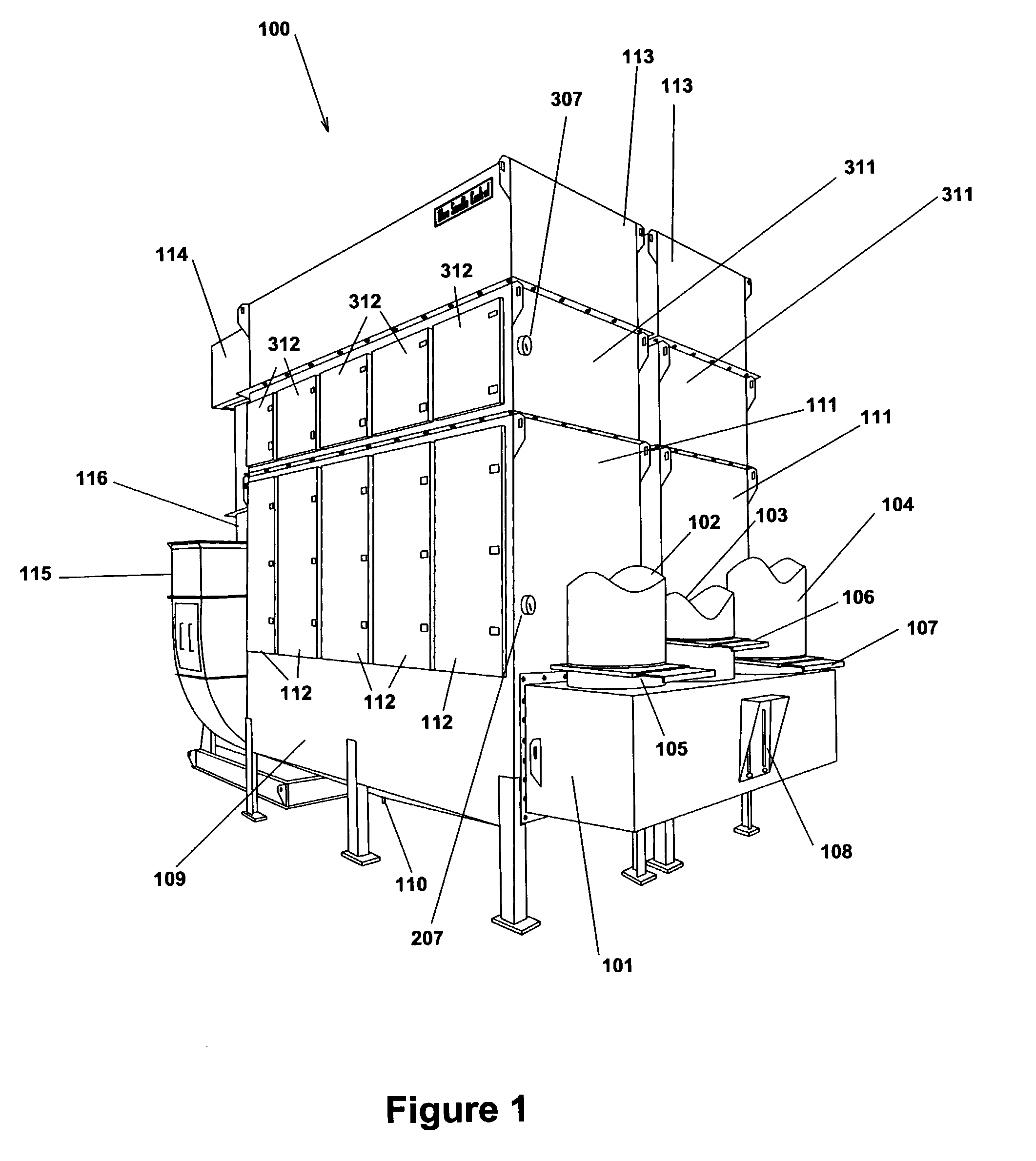 Blue smoke control collector system