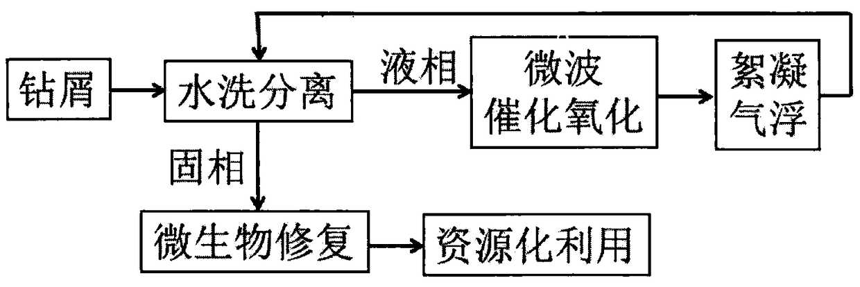 Treatment method of drilling waste