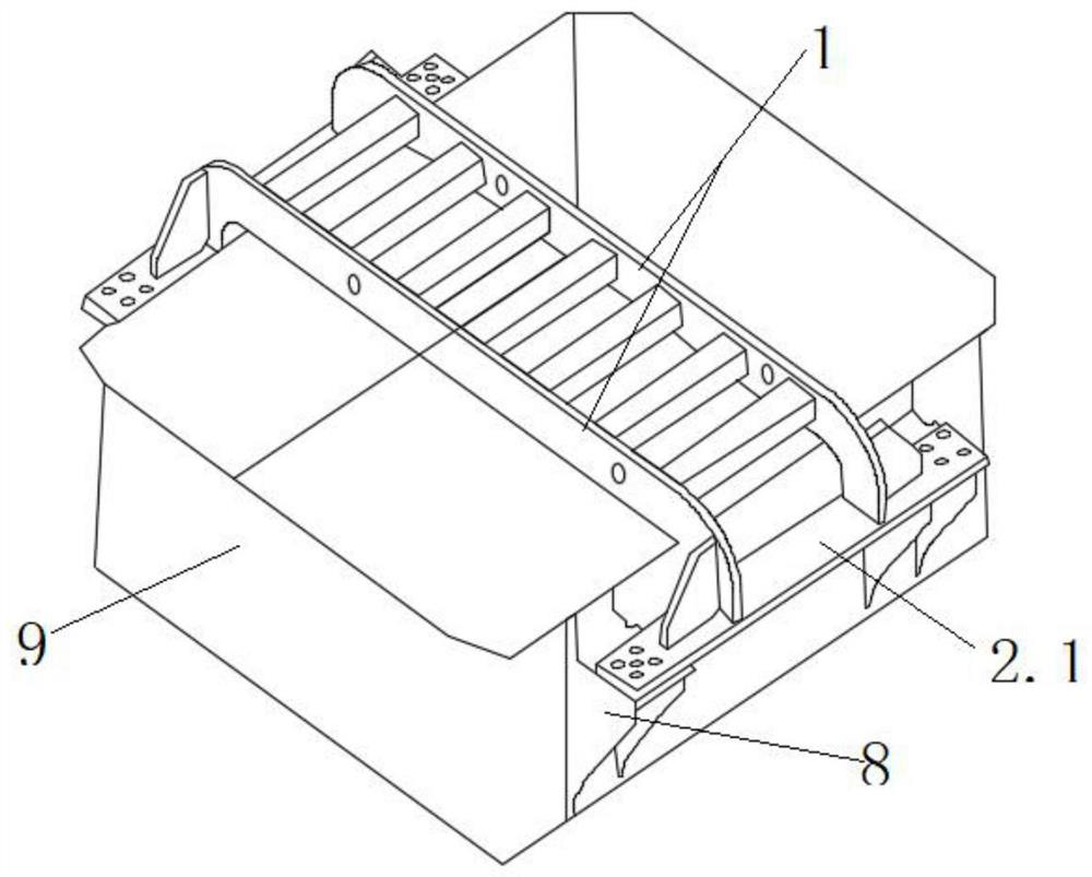 Box body hole site detection tool