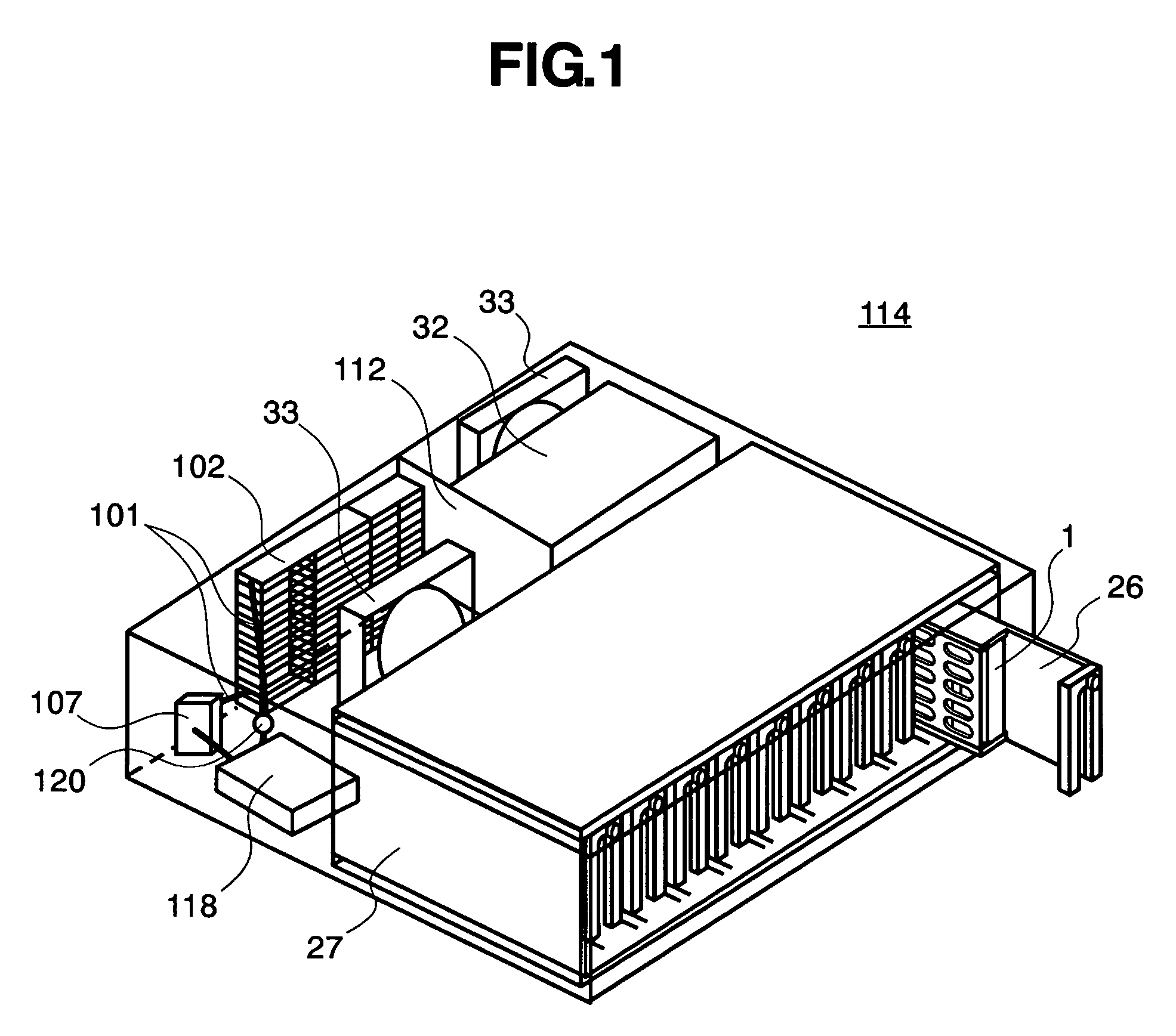 Disk array apparatus and liquid cooling apparatus thereof