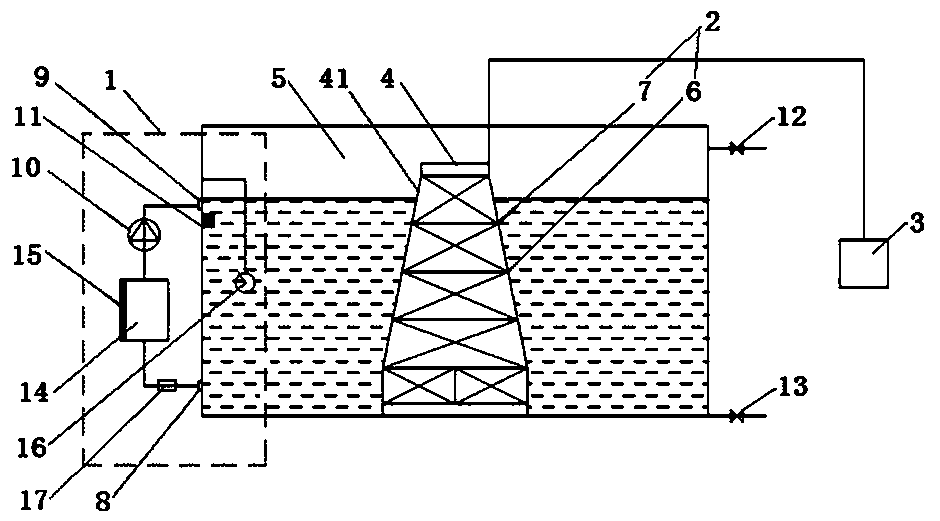 Offshore platform cathodic protection simulation experiment device and method