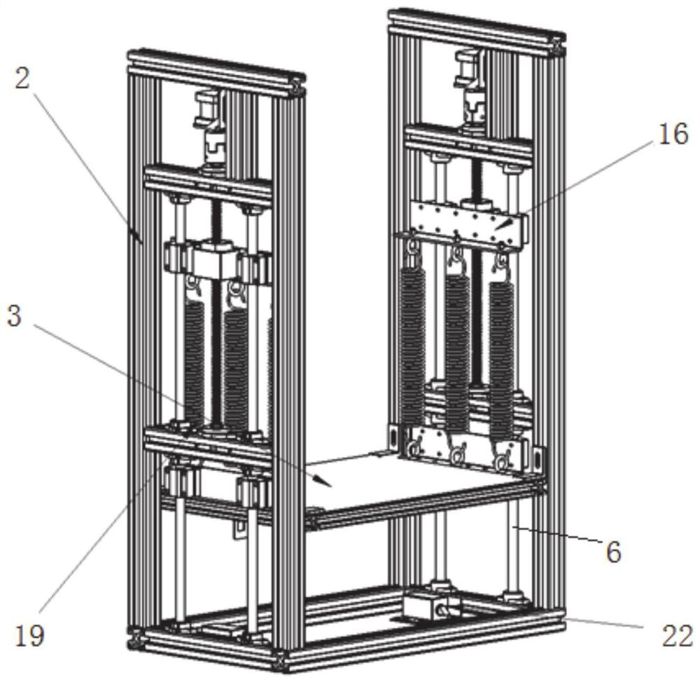 A modular stair ascending and descending auxiliary device, stair structure and method