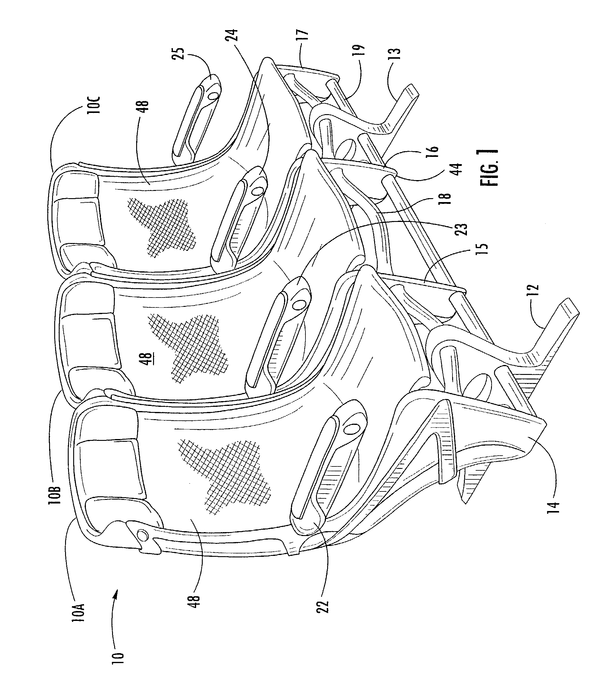 Curved beam aircraft passenger seat