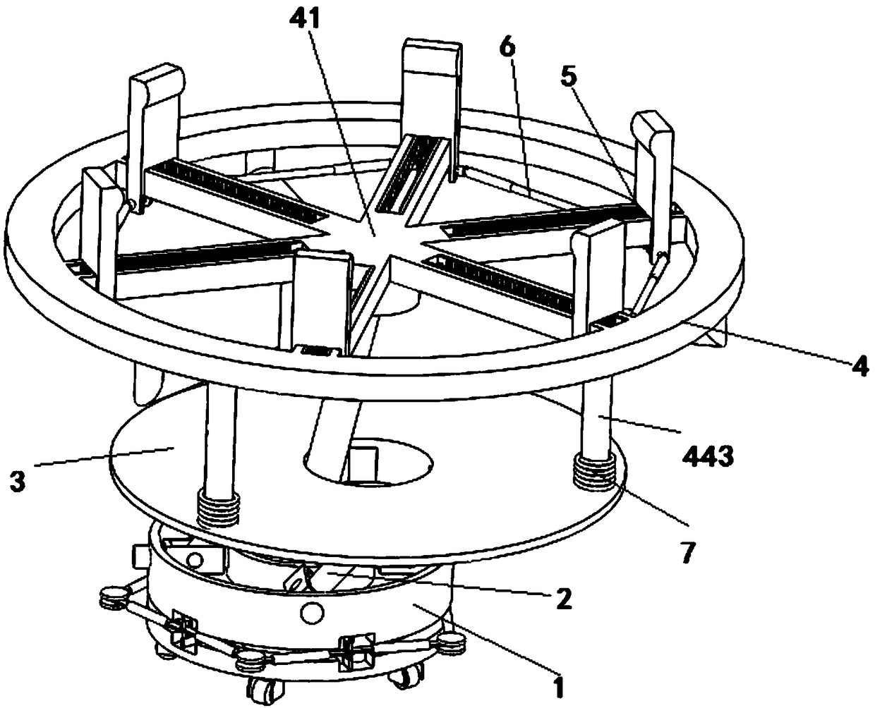 Intelligent transfer robot applicable to different volumes of products