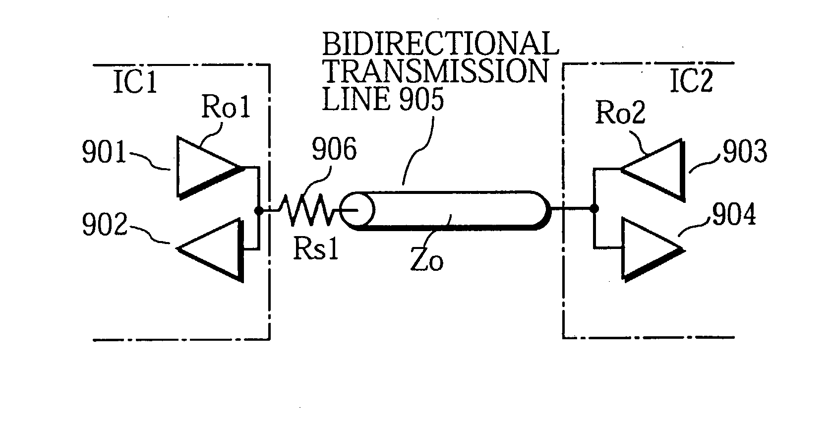 Bidirectional signal transmission circuit and bus system