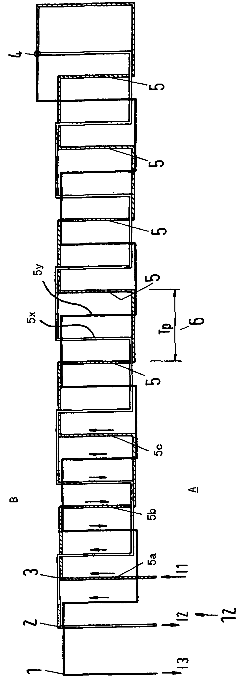 Inductively receiving electric energy for vehicle