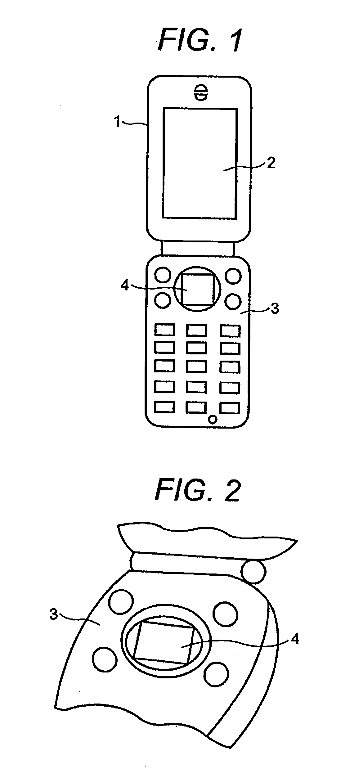 Portable terminal device with built-in fingerprint sensor