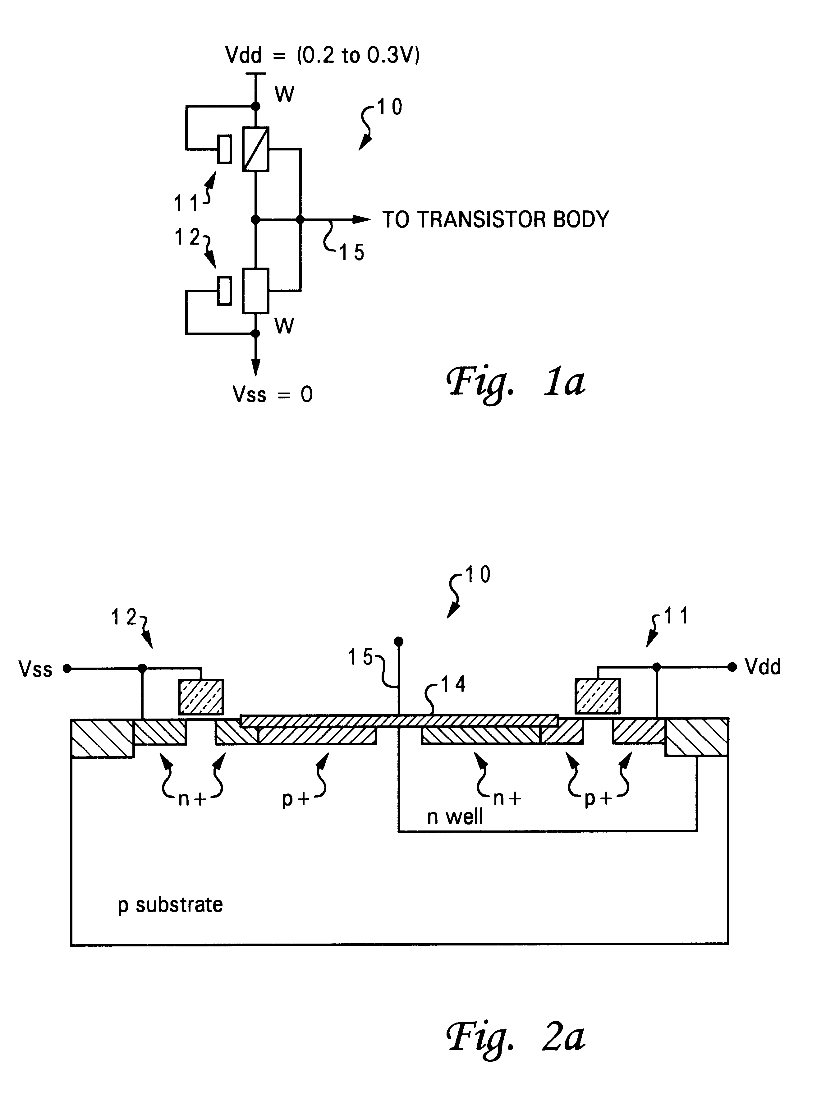 Apparatus for biasing ultra-low voltage logic circuits