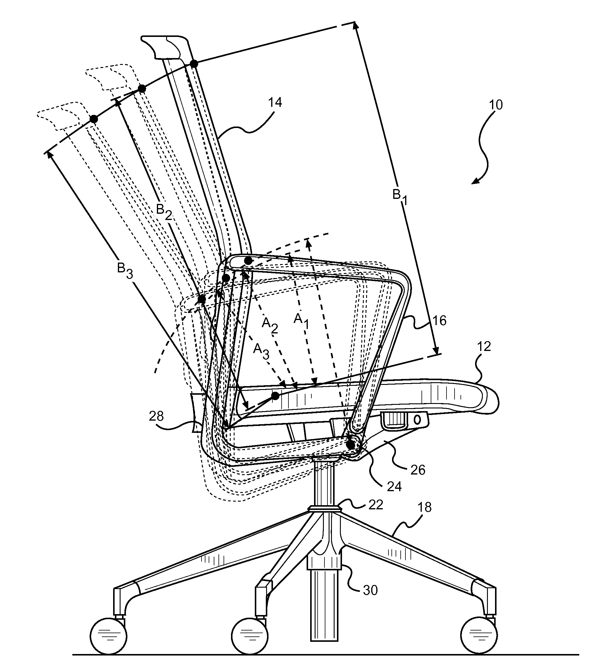 Pivoting Task Chair