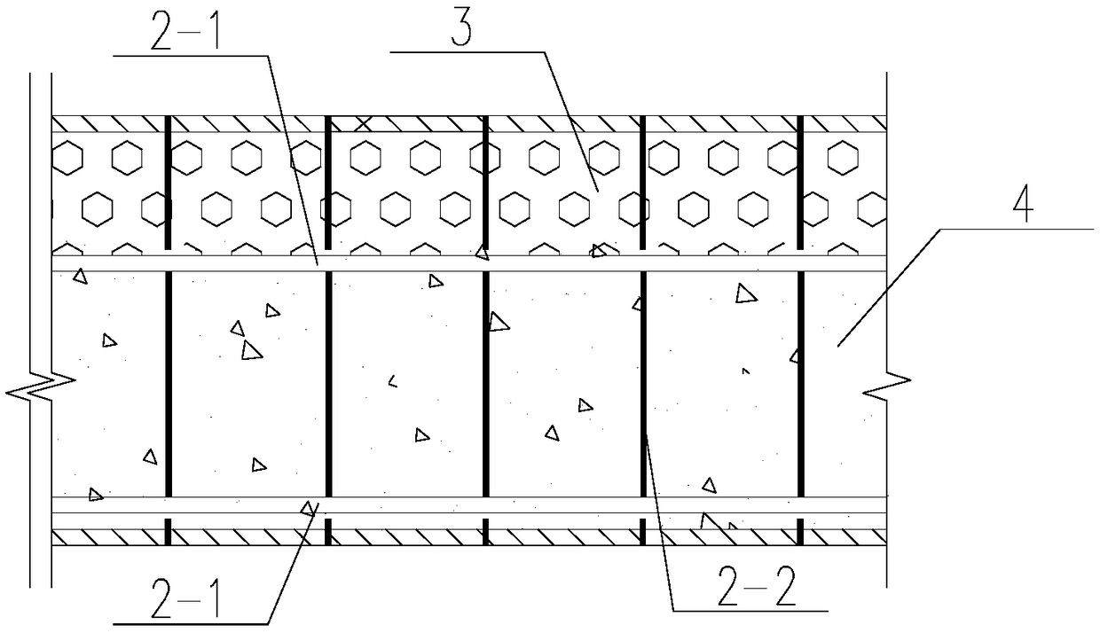 Light steel grille concrete superposed beam