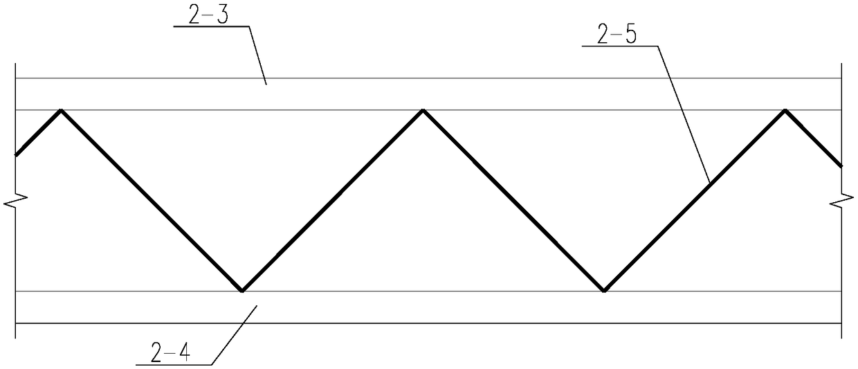 Light steel grille concrete superposed beam