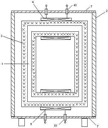 Cascade high-potential energy supply device