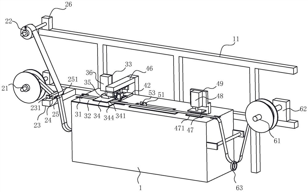 Folding and pressing equipment for flexible sheet material and processing technology