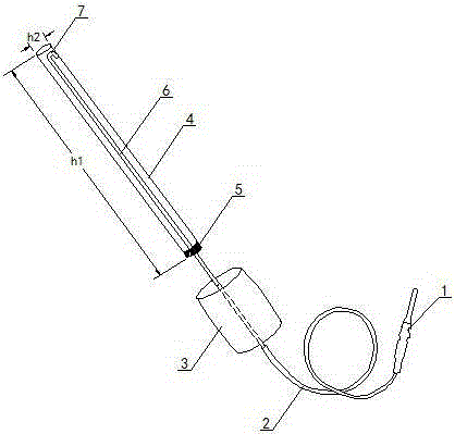 Laparoscopic venous blood taking needle