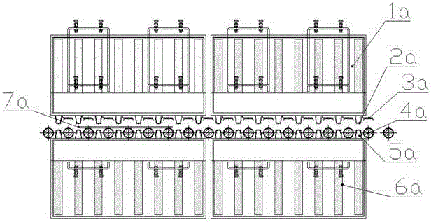 Adjustable air compressing device for quenching cold air grate of glass toughening furnace