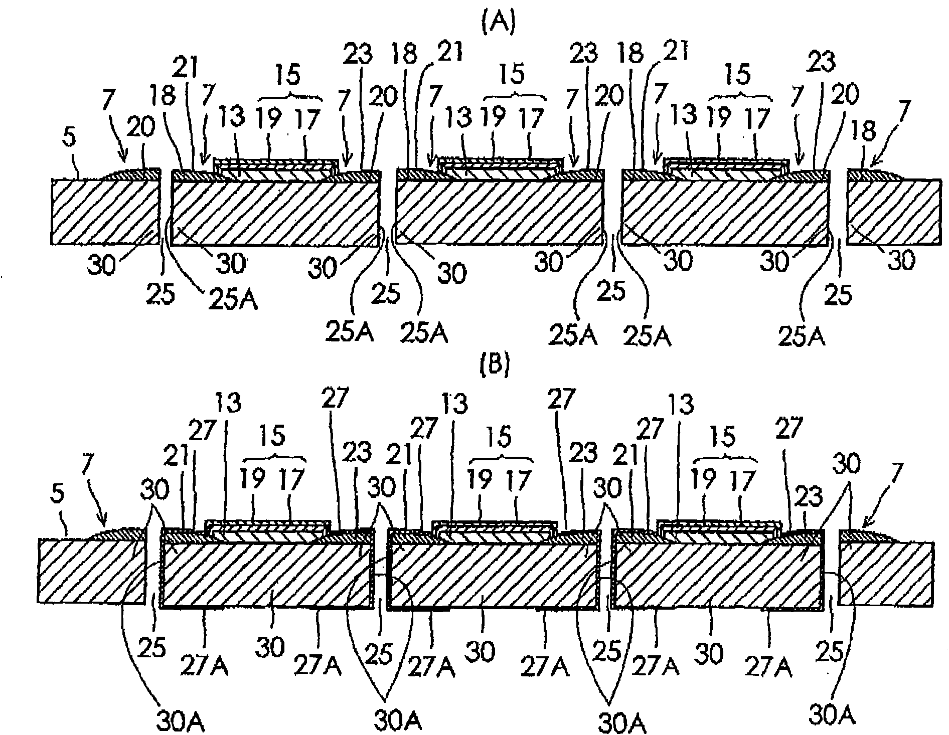 Chip-like electric component and method for manufacturing same