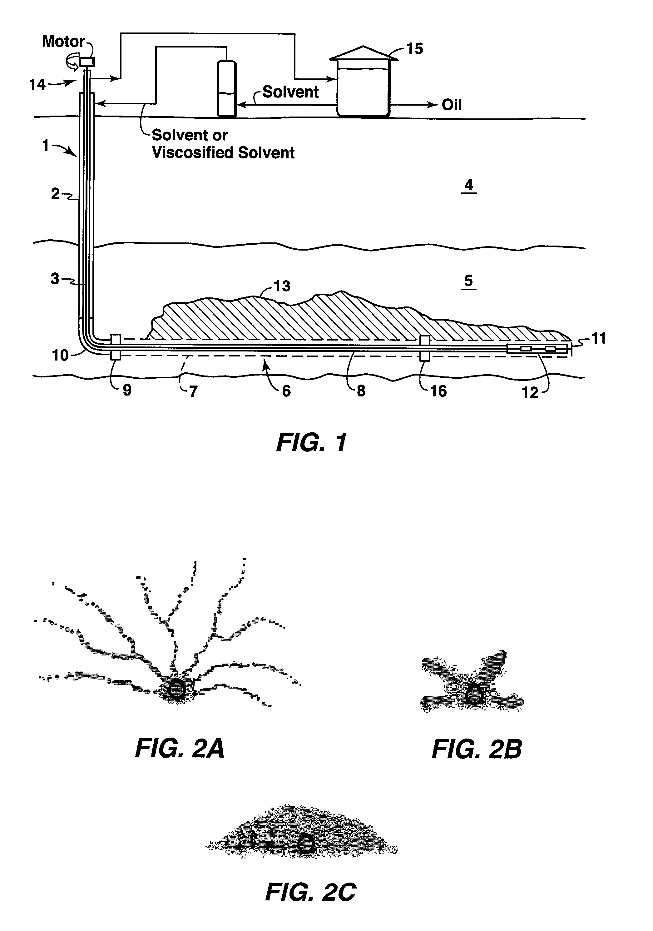 Cyclic solvent process for in-situ bitumen and heavy oil production