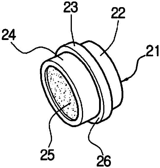 Testing device, for body fluid analysis, using illumination light