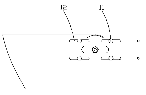 Steel belt tensioning device