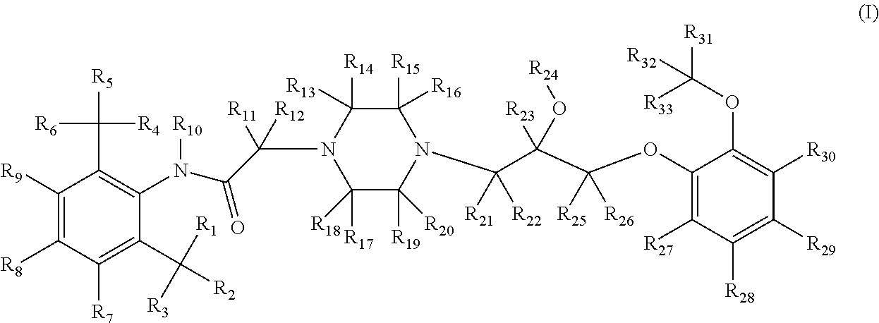 Substituted piperazines