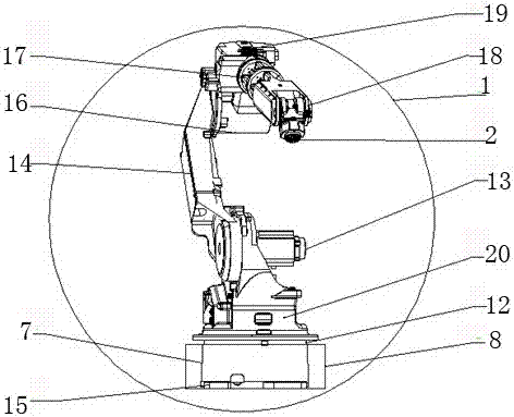 Novel and intelligent dedicated equipment of thermal spraying wear-resistant workpiece