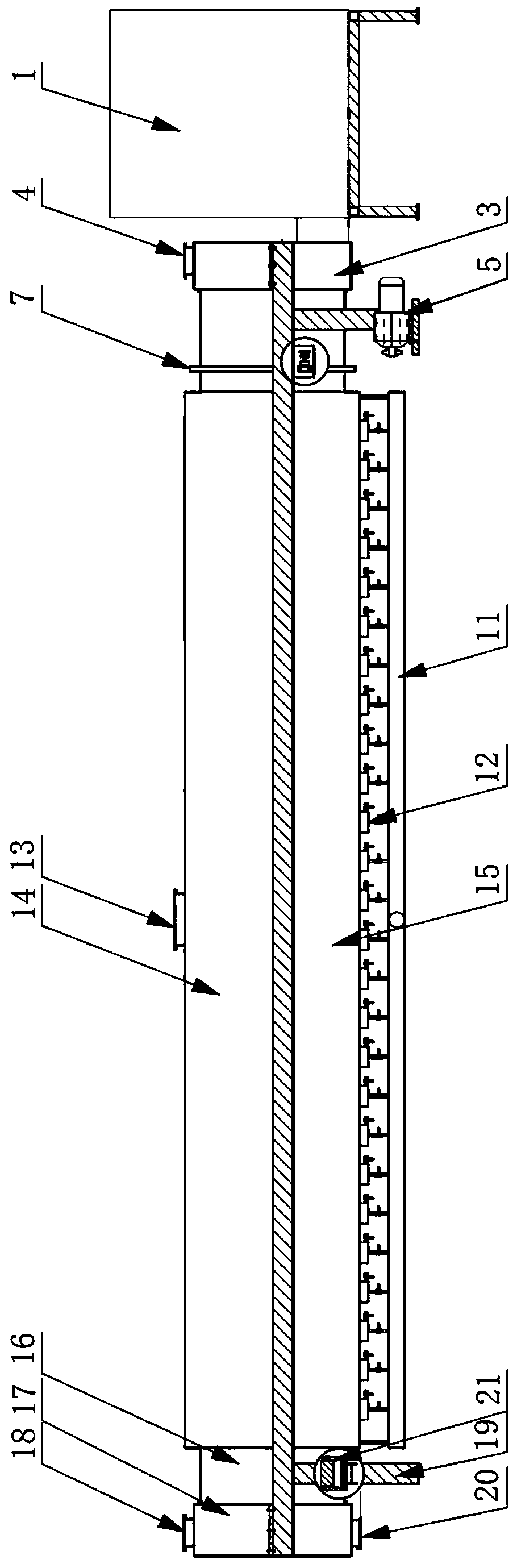 Environment-friendly processing method and system of agricultural class-A sludge biochar fertilizer and environment-friendly rotary sludge dryer used in method and system