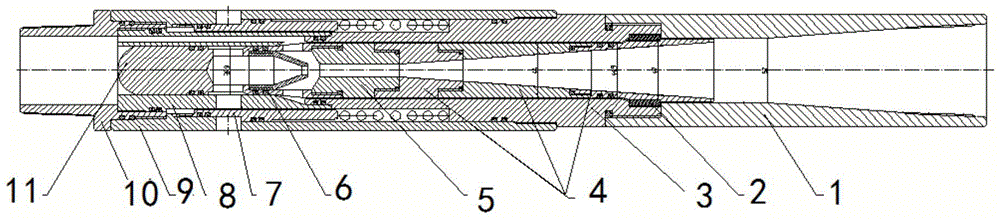 Split negative-pressure backflow machine and technological method