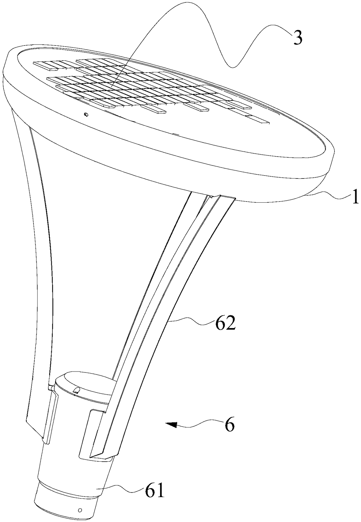 Monitoring street lamp