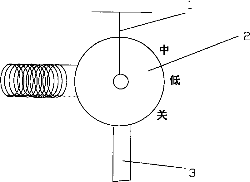 Shift type control tap