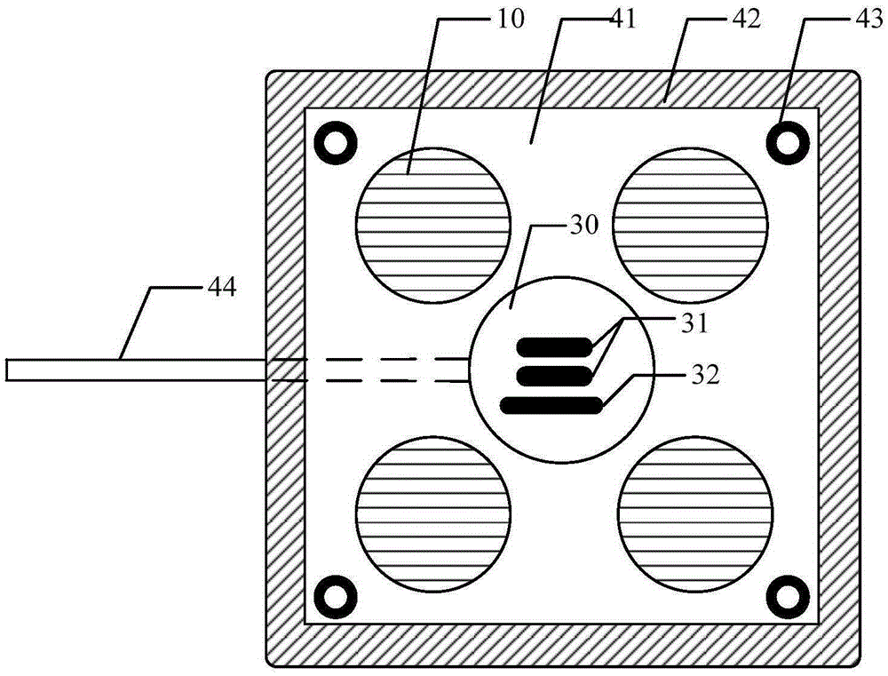 Wide-band high-sensitivity planar optical fiber vector hydrophone