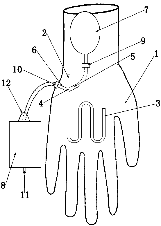 Hand back vein infusion model