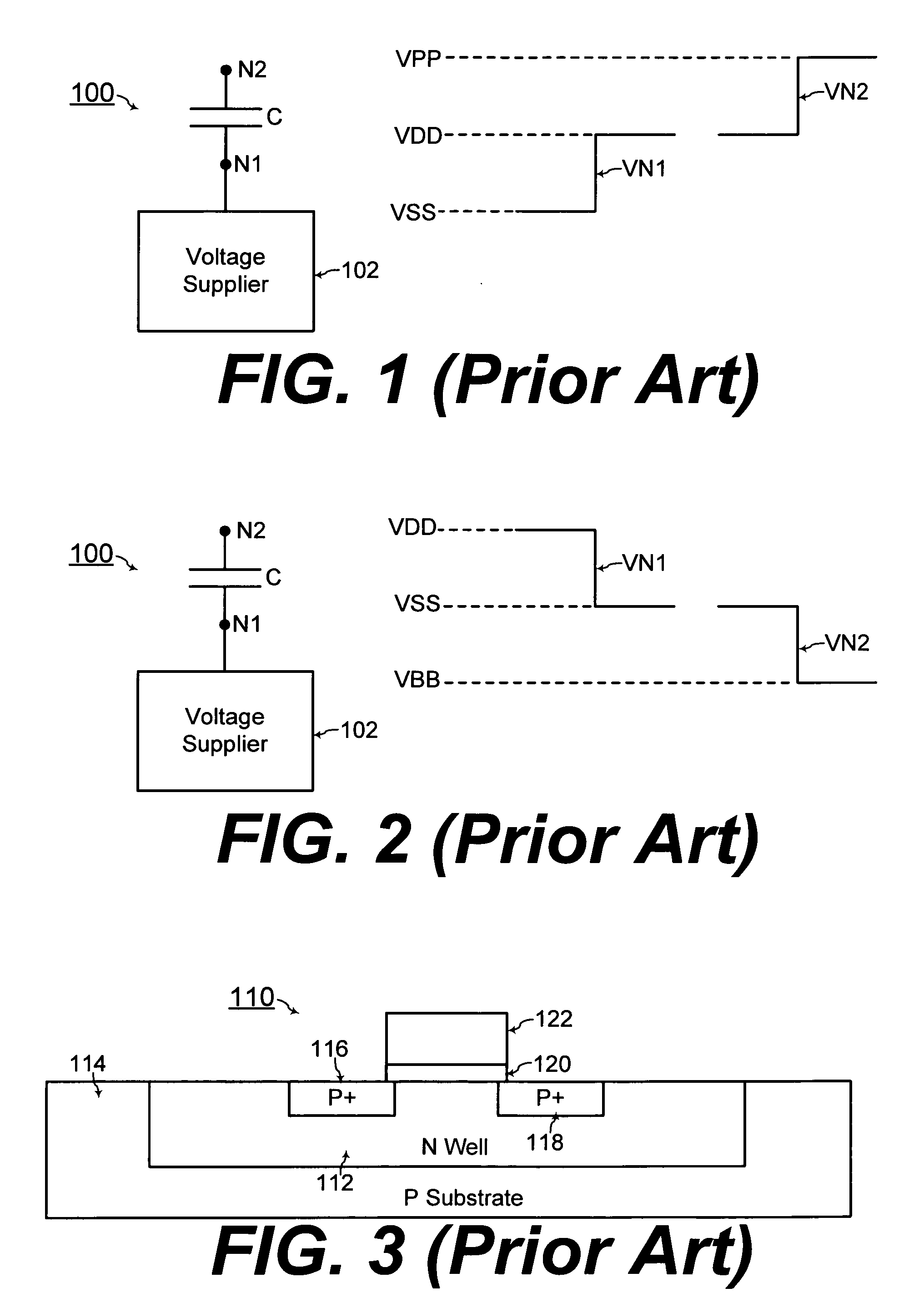 MOS capacitor and charge pump with MOS capacitor