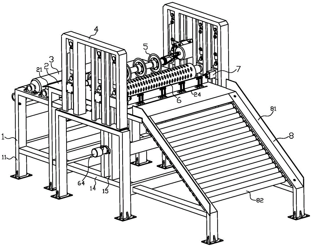 Cutting device utilizing waste conveying belt for manufacturing mining support stripe