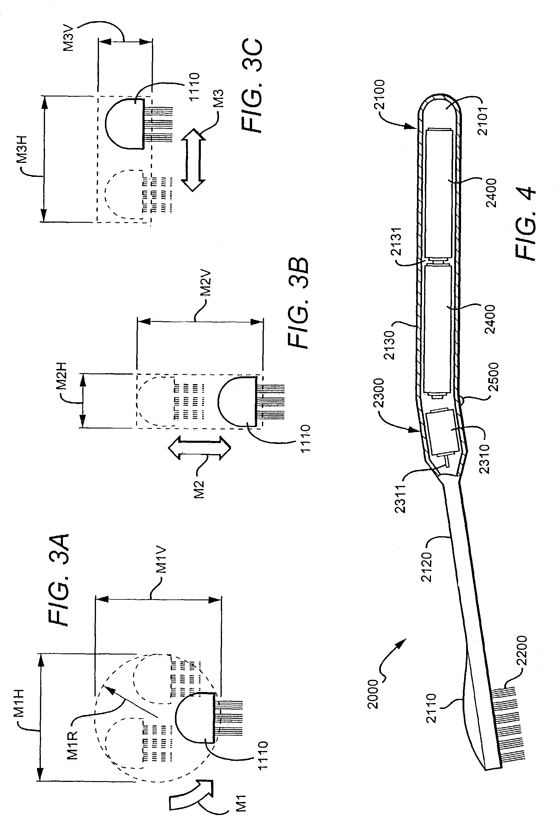 Toothbrush with tuned vibrating head