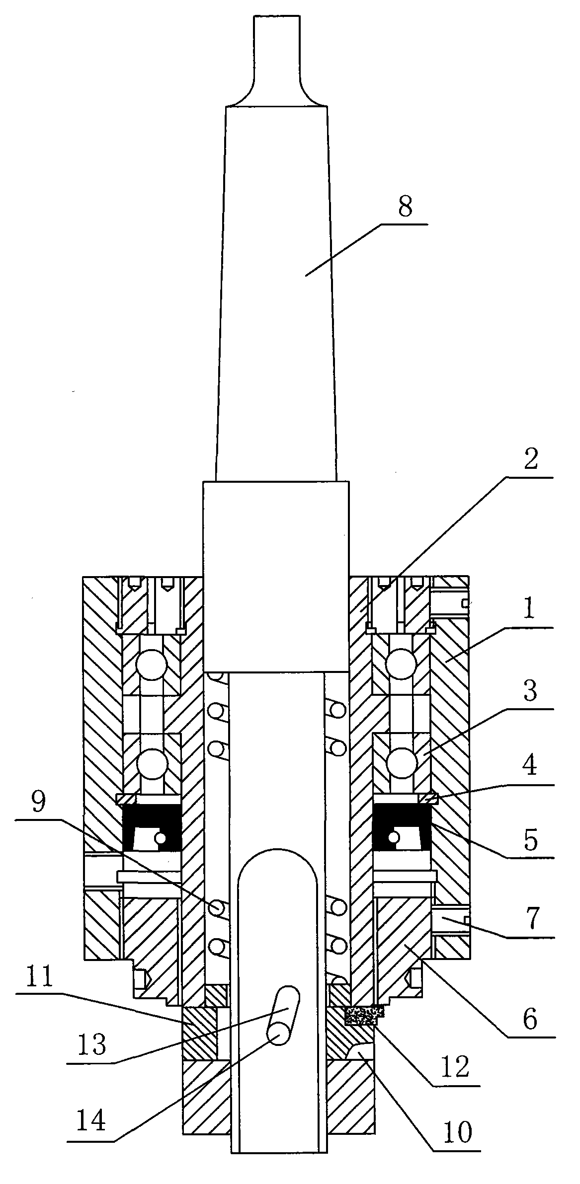 Dedicated tool for machining clamp spring slot